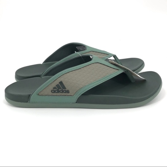 adidas | Shoes | Adidas Adilette Cf Summer Green Flip Flop Sandal | Poshmark